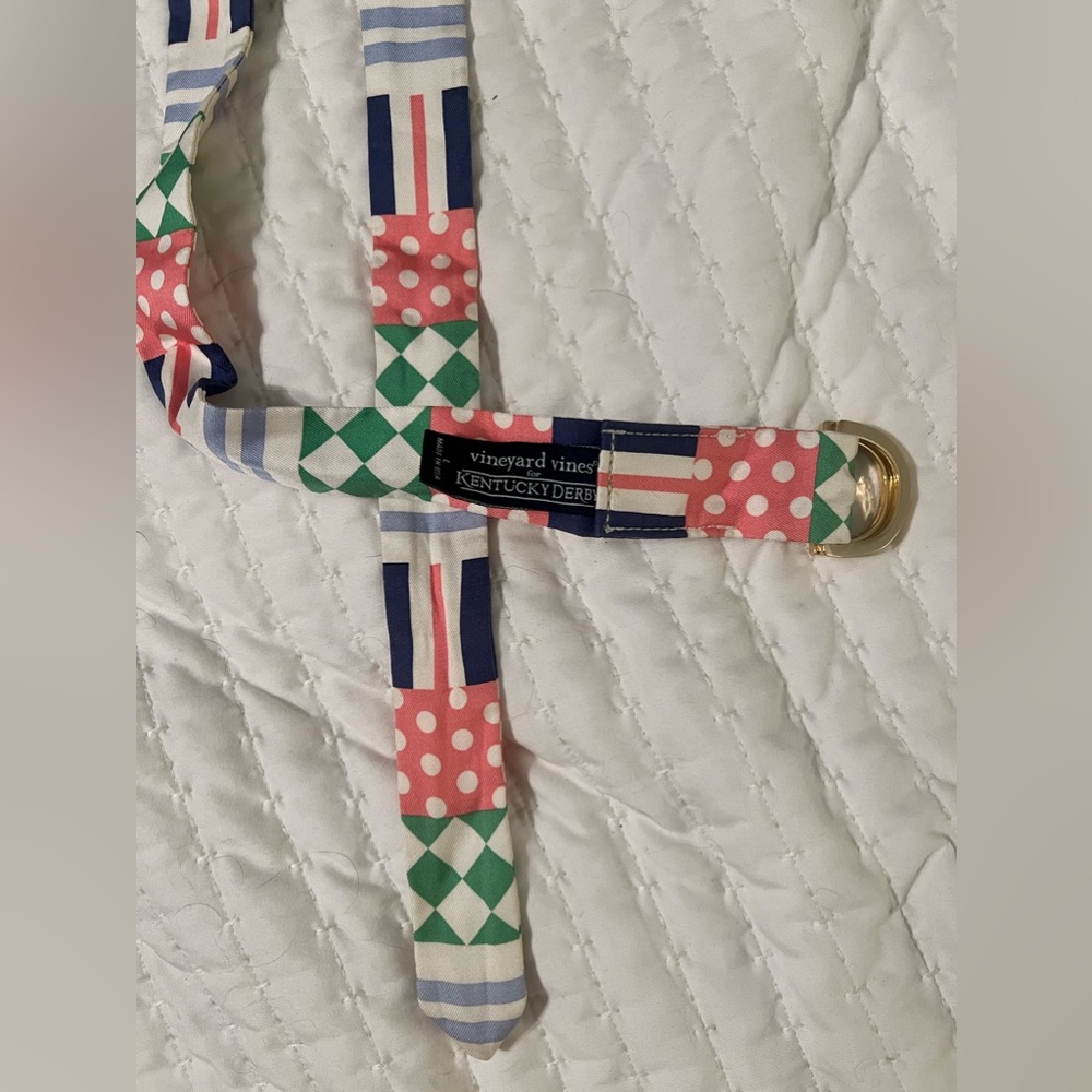 Vineyard vines Kentucky derby ribbon belt